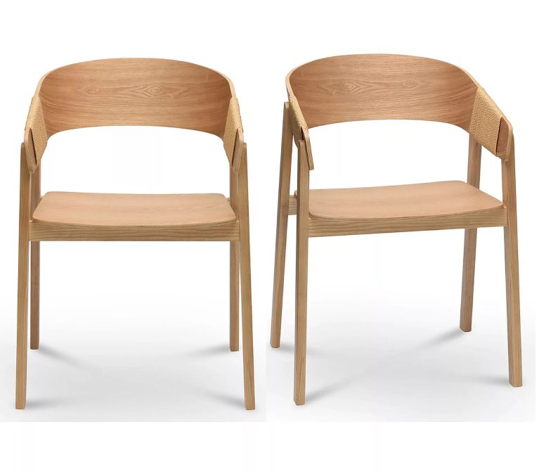 Windell Wooden Dining Chair (Set of 2)